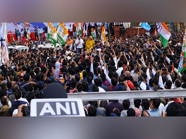 Congress leader Rahul Gandhi addressing (Photo/ANI)