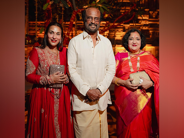 Rajinikanth with family (Image Source: ANI)