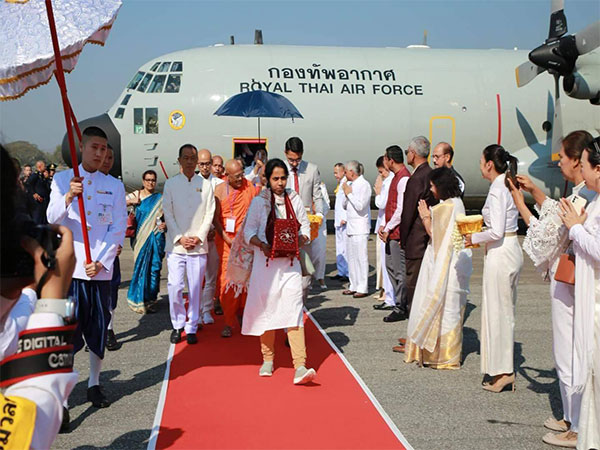 Lord Buddha arrive in Chiang Mai (Photo: X/@IndiainThailand)