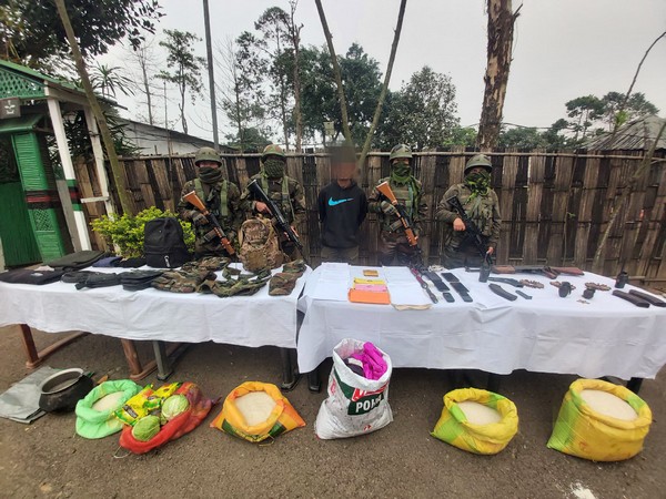 Weapons recovered from NSCN-K insurgent in Nagaland's Mon (Photo/ANI)