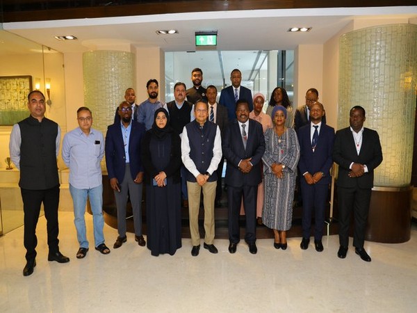 BJP leader Vijay Chauthaiwale meets Tanzania's Chama Cha Mapinduzi young delegation (Image Credit: X/@overseas_bjp)