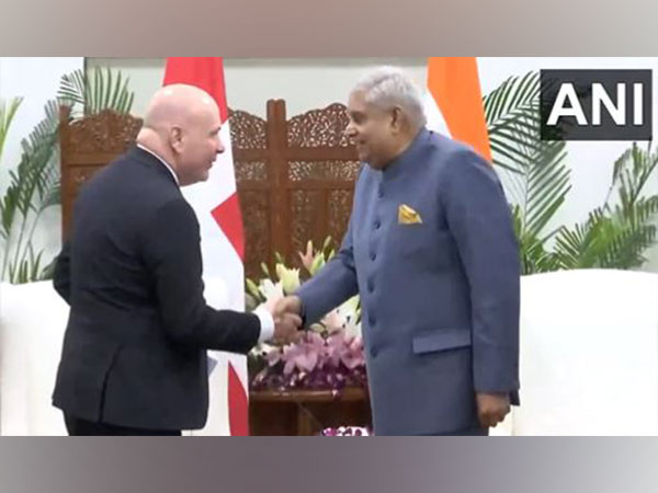 Vice President meets Danish Parliament Speaker Soren Gade (Photo/ANI)