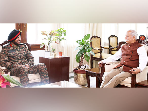 General Officer Commanding, 3 Corps, Lieutenant General HS Sahi, with Arunachal Pradesh Governor Lieutenant General KT Parnaik (Retd.). (Photo/ANI)