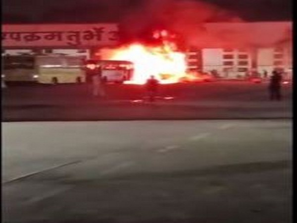 Fire breaks out at Turbhe bus depot in Navi Mumbai
