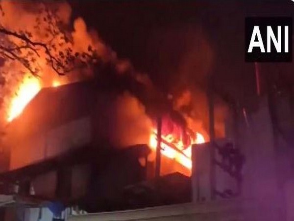 Fire breaks out in plastic factory in Daman (Photo/ANI)