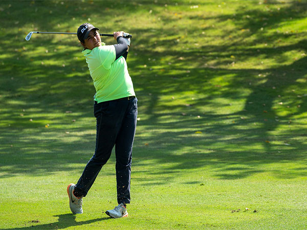Amandeep Drall in action during fifth leg of Women’s Pro Golf Tour (Image: WPGT)