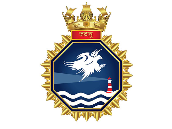 Visual of crest of INS Jatayu (Photo/ANI)