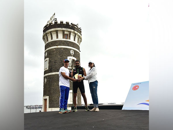 Amit Vasistha, Founder and CEO of MyGALF, energizing the 'Maritime 10K Challenge' with a vision for holistic wellness in corporates