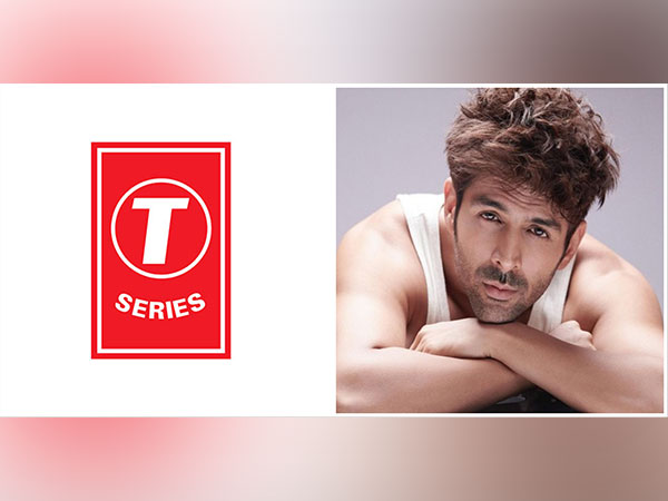 T-Series' logo and actor Kartik Aaryan (Image source: Instagram)