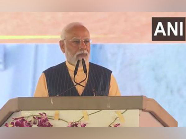 Prime Minister Narendra Modi in Bettiah (Photo/ANI)