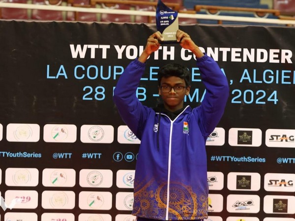 Table-tennis player Sarthak Arya (Image:: WTT)