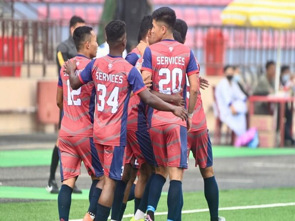 Services football team. (Photo- AIFF)
