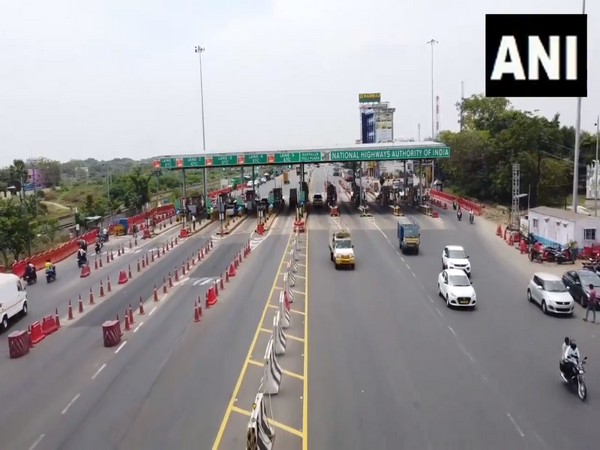VIsuals from  Kappalur Toll Plaza, Tamil Nadu (Photo/ANI)