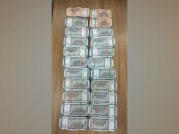 Cyberabad police seized 50 Lakhs Hawala money (Photo/ANI)