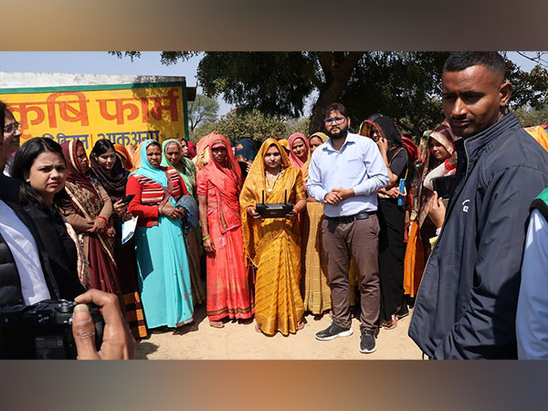 Drone Demonstration for Women Farmers, #DroneDidi