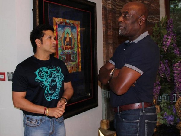 Sachin Tendulkar and Viv Richards (Photo: Sachin Tendulkar/X)