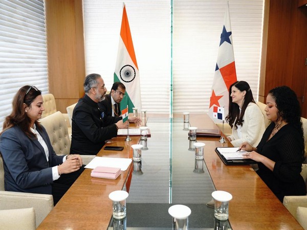 Ambassador Yasiel Burillo of Panama to India, with Joint Secretary (Economic Diplomacy) Abhishek Singh (Photo/X@MEAIndia)