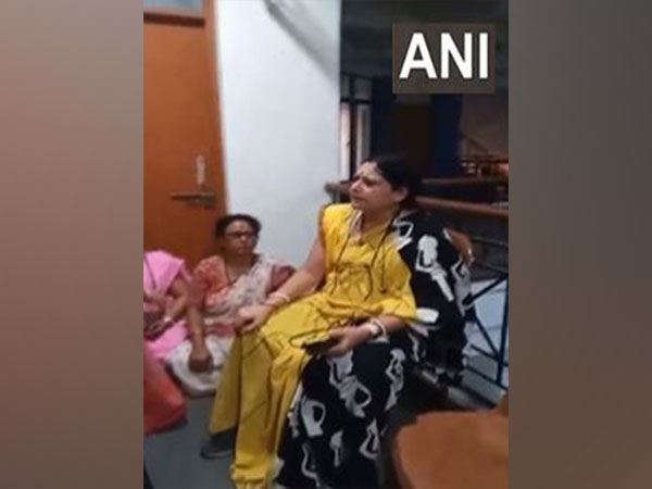 BJP leaders detained en route to Sandeshkhali by Kolkata Police. (Photo/ANI)