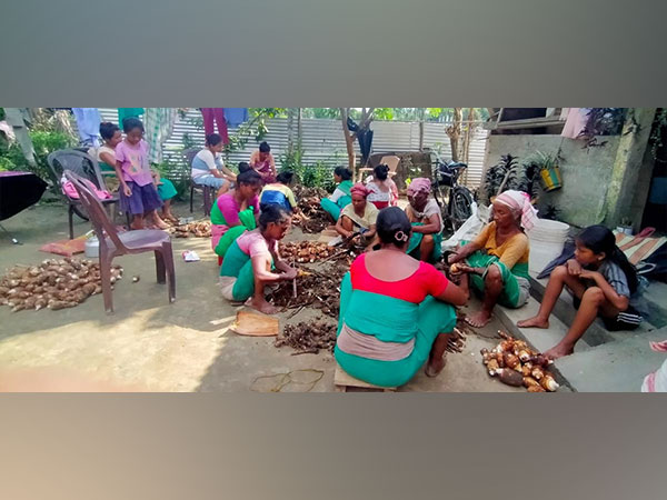 Human Elephant Conflict-affected women play key role in Aaranyak-SBIF mitigation efforts (Photo/ANI)