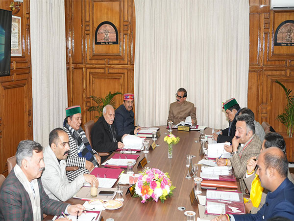 Himachal CM Sukhvinder Sukhu at Cabinet meet (File Photo/ANI)