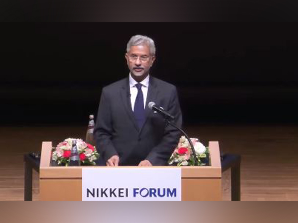 External Affairs Minister S Jaishankar at Nikkei Forum, Japan (Photo credits: X/@DrSJaishankar)