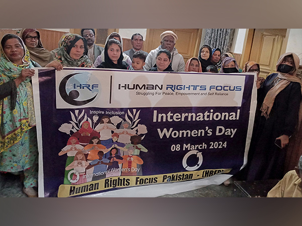 Pakistan: Human Rights group organises event on 'Inspire Inclusion' on Intl Women's Day (Photo/ANI)