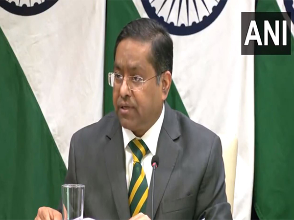 Ministry of External Affairs (MEA) spokesperson Randhir Jaiswal (Photo/ANI)
