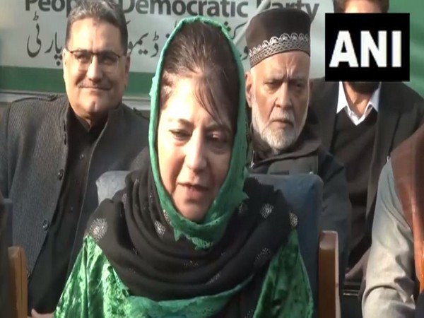 People's Democratic Party chief Mehbooba Mufti (Photo/ANI)
