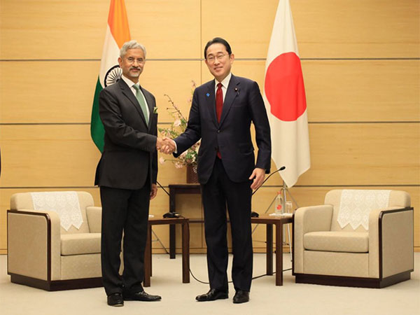 External Affairs Minister S Jaishankar meets Japanese Prime Minister Fumio Kishida (Photo/X@DrSJaishankar)