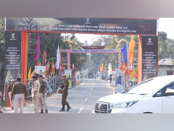 Tight security ahead of PM Modi's rally in Assam (Photo/ANI)