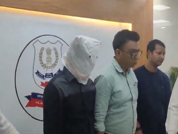 Accused Jaffar Sadiq arrested by the NCB. (Photo/ANI)