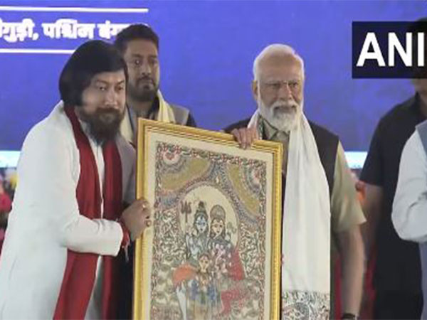 Prime Minister Narendra Modi with Union Minister Nisith Pramanik (Photo/ANI)