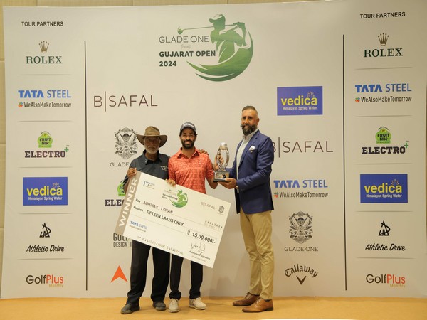 Abhinav Lohan after winning Gujarat Open Golf Championship 2024 (Image: PGTI)
