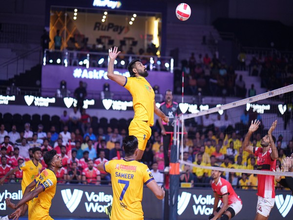 Players in action. (Picture: PVL)