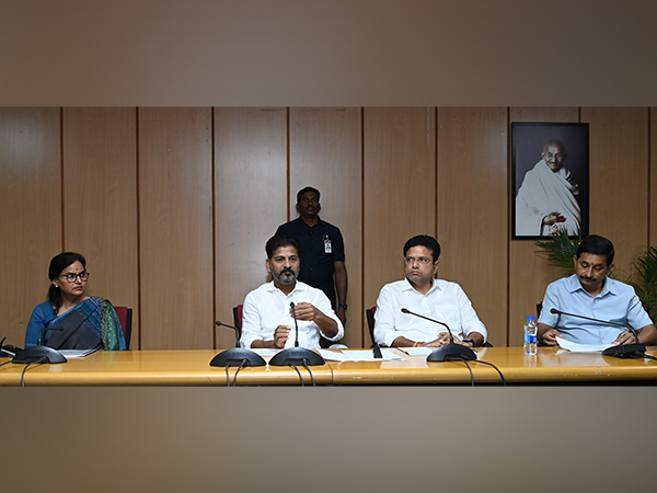 Telangana CM Revanth Reddy holds review meeting. (Photo/Telangana CMO)