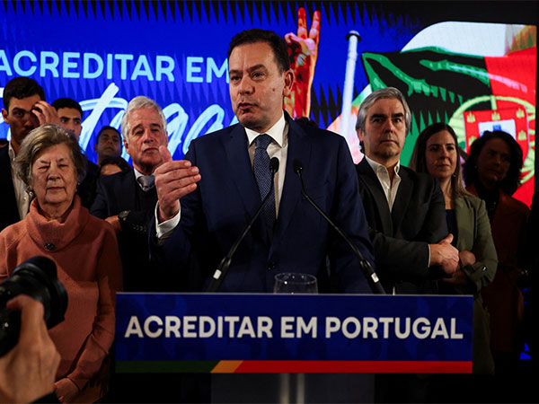 Portugal's Social Democratic Party (PSD) and Democratic Alliance (AD) leader Luis Montenegro speaks following the results (Photo/Reuters)