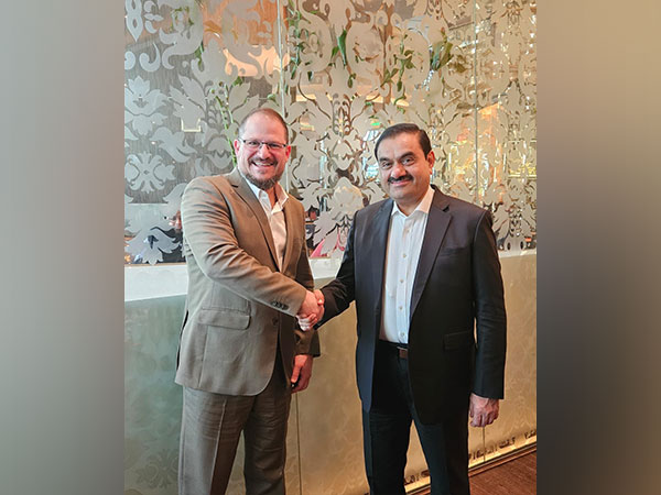 Adani Group Chairman Gautam Adani meets Qualcomm CEO Cristiano R Amon (Image: X/@gautam_adani)
