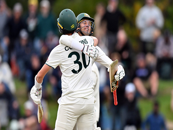 Pat Cummins and Alex Carey celebrating victory (Photo: ICC)