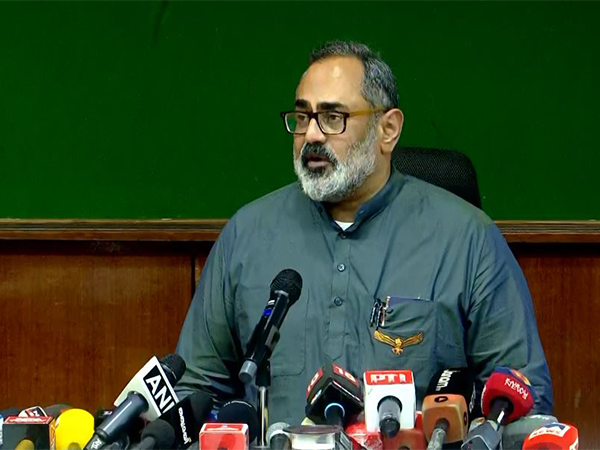 Union minister Rajeev Chandrasekhar (Photo/ANI)
