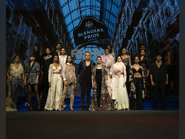 Designer Varun Bahl showcases his collection at Blenders Pride Glassware Fashion NXT Festival in Pune. Actor Aditi Rao Hydari walks the ramp