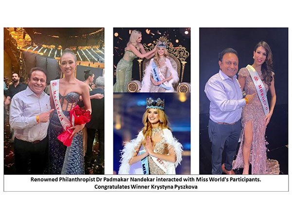 Renowned Philanthropist Dr Padmakar Nandekar interacted with Miss World's Participants, Congratulates Winner Krystyna Pyszkova