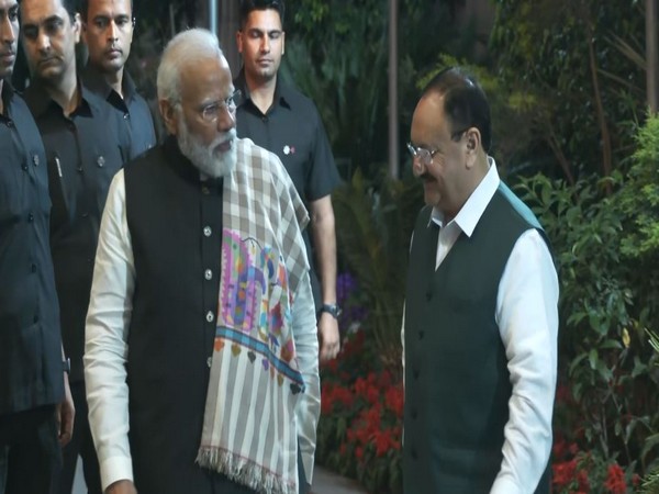 Prime Minister Narendra Modi and BJP president JP Nadda (Photo/ANI)