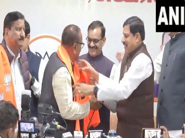 CM Mohan Yadav attends the BJP's new members induction program (Photo/ANI)