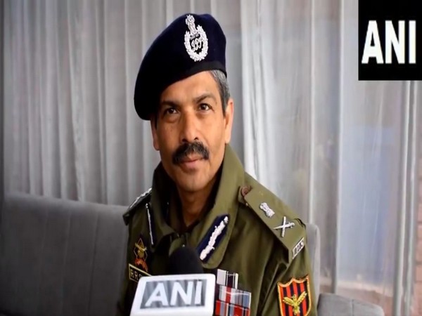 Director General of Police in Jammu and Kashmir, RR Swain (Image/ANI)