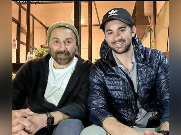 Sunny Deol and his son Karan Deol (Image source: Instagram)