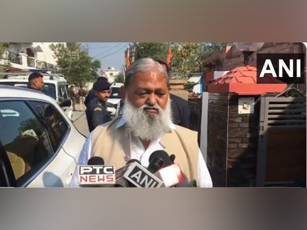 Haryana Home Minister Anil Vij (Photo/ANI)