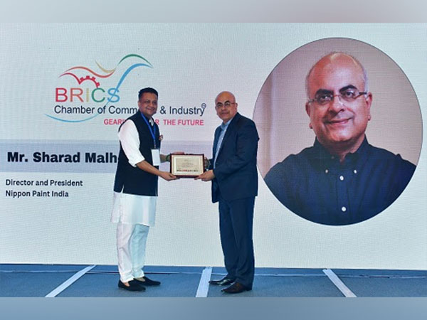 Left to Right: Sameep Shastri, Vice Chairman, BRICS CCI and Sharad Malhotra, Director, Nippon Paint India
