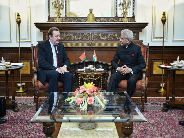 EAM S Jaishankar meets Belarusian Foreign Minister Sergei Aleinik (Photo/X@DrSJaishankar)