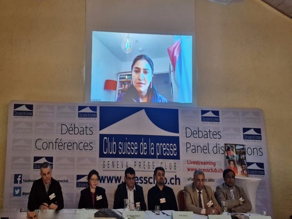 Visual of Baloch National Movement press conference in Geneva (Photo:  X@paank_bnm)