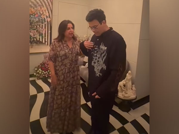 Farah Khan with Karan Johar ( Image Source: Instagram)